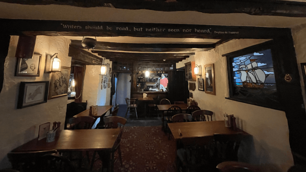Inside the Smuggler's Bar at the Jamaica Inn in Cornwall