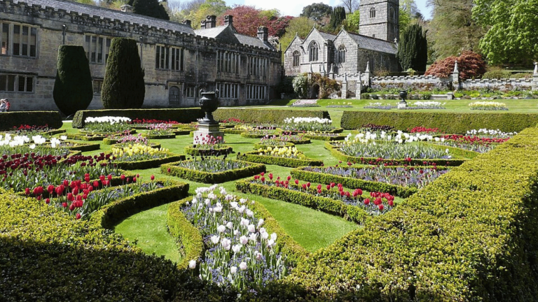 Stunning gardens at Lanhydrock, Cornwall